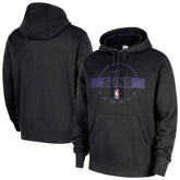 Black Phoenix Suns 2025/26 Authentic Practice Club Pullover Hoodie | NBA