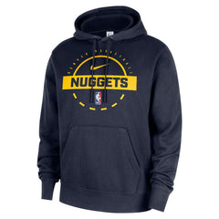 Navy Denver Nuggets 2025/26 Authentic Practice Club Pullover Hoodie sale | NBA