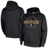 Black Cleveland Cavaliers 2025/26 Authentic Practice Club Pullover Hoodie sale | NBA