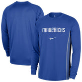 Blue Dallas Mavericks 2025/26 Authentic Pre-Game Legend Dri-FIT Long Sleeve Shooting Shirt sale | NBA