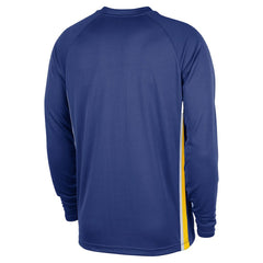Royal Golden State Warriors 2025/26 Authentic Pre-Game Legend Dri-FIT Long Sleeve Shooting Shirt sale | NBA