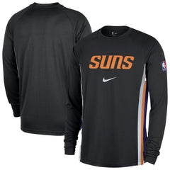 Black Phoenix Suns 2025/26 Authentic Pre-Game Legend Dri-FIT Long Sleeve Shooting Shirt | NBA