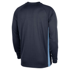 Navy Memphis Grizzlies 2025/26 Authentic Pre-Game Legend Dri-FIT Long Sleeve Shooting Shirt | NBA