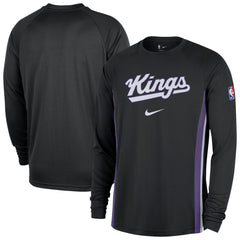 Black Sacramento Kings 2025/26 Authentic Pre-Game Legend Dri-FIT Long Sleeve Shooting Shirt | NBA