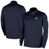 Navy Washington Wizards 2025/26 Authentic Coaches Quarter-Zip Dri-Fit Top | NBA