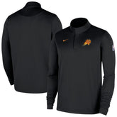 Black Phoenix Suns 2025/26 Authentic Coaches Quarter-Zip Dri-Fit Top | NBA