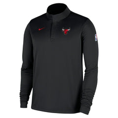 Black Chicago Bulls 2025/26 Authentic Coaches Quarter-Zip Dri-Fit Top | NBA