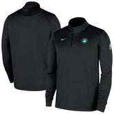 Black Boston Celtics 2025/26 Authentic Coaches Quarter-Zip Dri-Fit Top | NBA