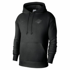 Black Los Angeles Lakers Men's Authentic Travel Standard Issue Dri-Fit Hoodie | NBA