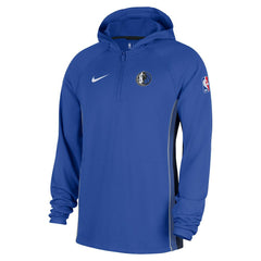 Royal Dallas Mavericks Authentic On Court Zone Quarter-Zip Dri-FIT Hoodie Jacket sale | NBA
