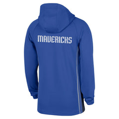 Royal Dallas Mavericks Authentic On Court Zone Quarter-Zip Dri-FIT Hoodie Jacket sale | NBA