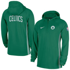 Kelly Green Boston Celtics Authentic On Court Zone Quarter-Zip Dri-FIT Hoodie Jacket | NBA