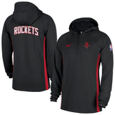 Black Houston Rockets Authentic On Court Zone Quarter-Zip Dri-FIT Hoodie Jacket sale | NBA