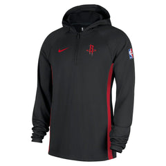 Black Houston Rockets Authentic On Court Zone Quarter-Zip Dri-FIT Hoodie Jacket sale | NBA