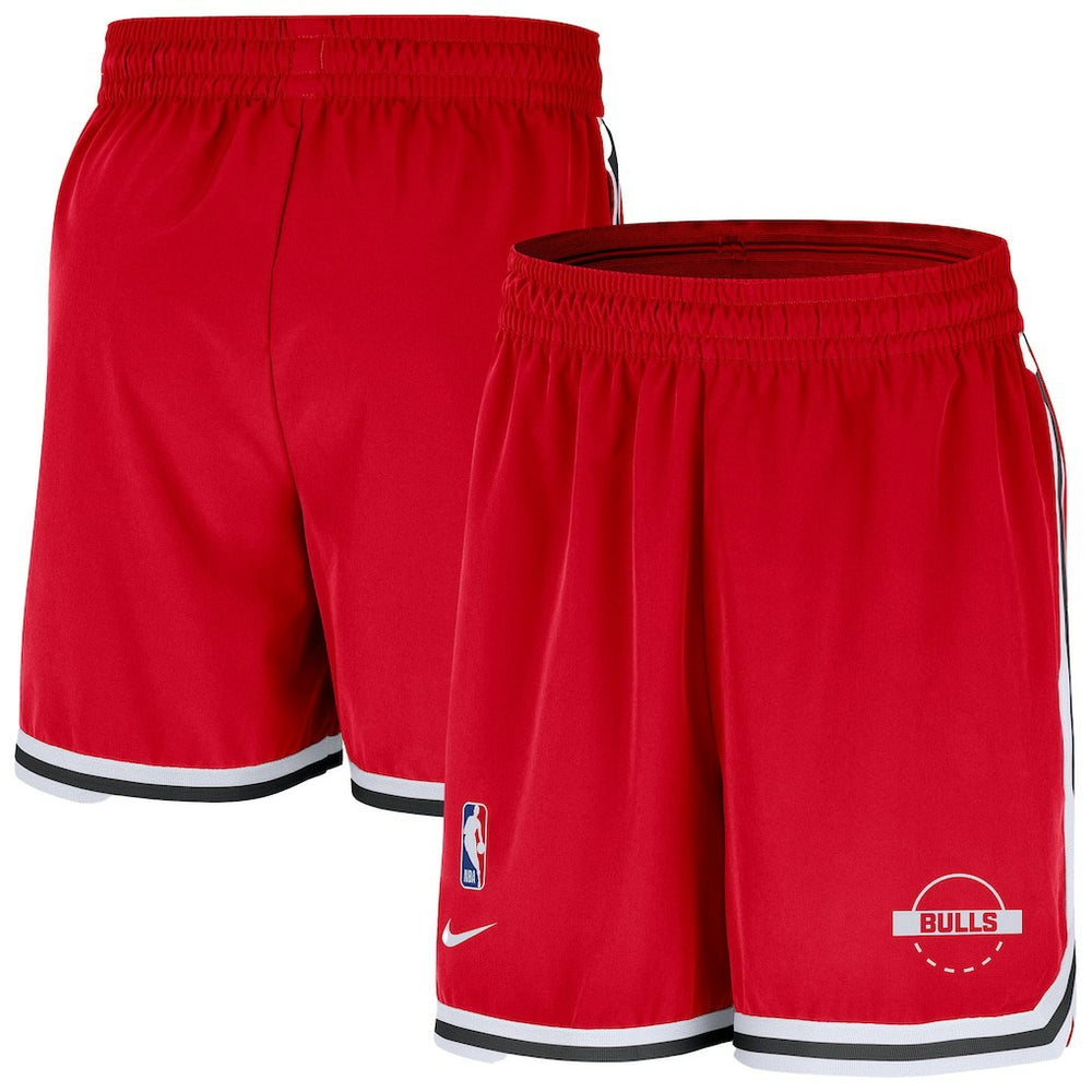 Red Chicago Bulls Authentic Practice DNA Woven Performance Shorts | NBA