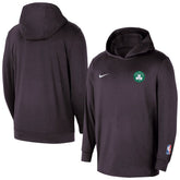 Black Boston Celtics Authentic Practice Yoga Restore Dri-Fit Pullover Hoodie | NBA