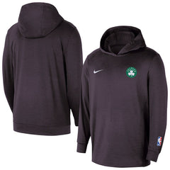Black Boston Celtics Authentic Practice Yoga Restore Dri-Fit Pullover Hoodie | NBA