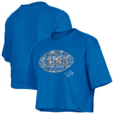 Detroit Lions Girl's Flip Sequin Boxy T-Shirt | NFL Sale