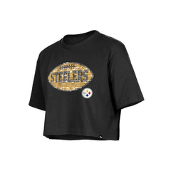 Pittsburgh Steelers Girl's Flip Sequin Boxy T-Shirt | NFL On sale