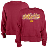 Washington Commanders Girl's Flip Sequin Sweatshirt | NFL Hot