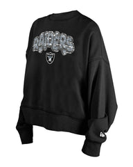 Las Vegas Raiders Girl's Flip Sequin Sweatshirt | NFL Outlet