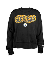 Pittsburgh Steelers Girl's Flip Sequin Sweatshirt | NFL Discount
