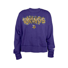 Minnesota Vikings Girl's Flip Sequin Sweatshirt | NFL Outlet