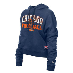 Chicago Bears Women's Throwback Boxy Hoodie Sweatshirt | NFL New