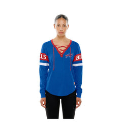 Buffalo Bills Women's Throwback Lace-Up Long-Sleeve T-Shirt | NFL US