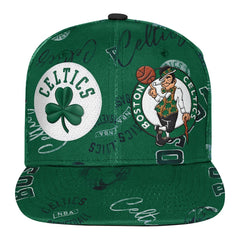 Kelly Green Boston Celtics Outerstuff Youth Street Hooper Allover Print Snapback Hat | NBA
