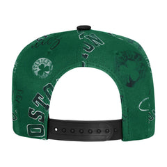Kelly Green Boston Celtics Outerstuff Youth Street Hooper Allover Print Snapback Hat | NBA