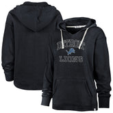 Detroit Lions '47 Women's Plus Size Clarity Kennedy Pullover Hoodie | NFL Discount