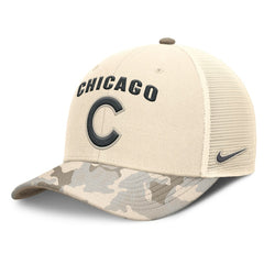 Chicago Cubs Nike Camo Natural Pack Rise Adjustable Trucker Hat - MLB Hats