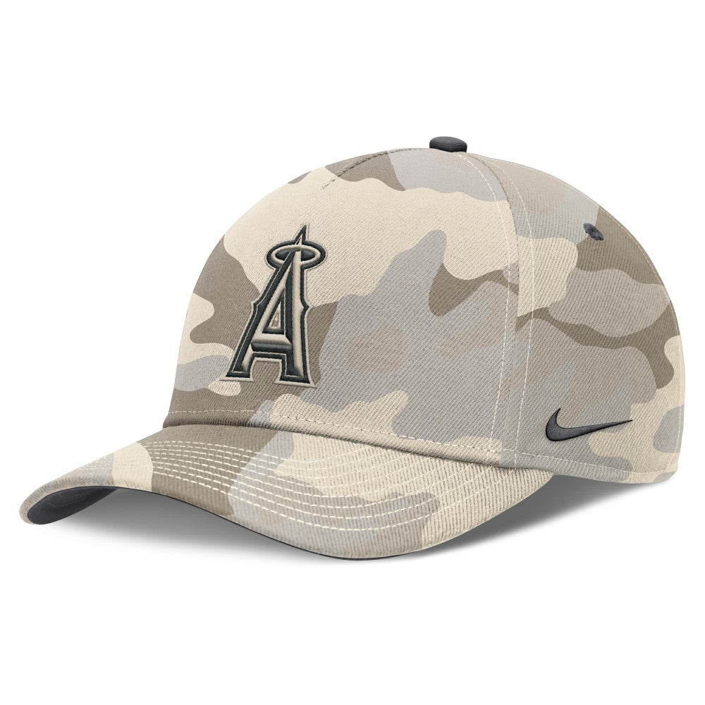 Los Angeles Angels Nike Camo Pack Rise Adjustable Hat - MLB Hats