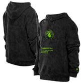 Black Minnesota Timberwolves Sport Night Mineral Wash Pullover Hoodie | NBA