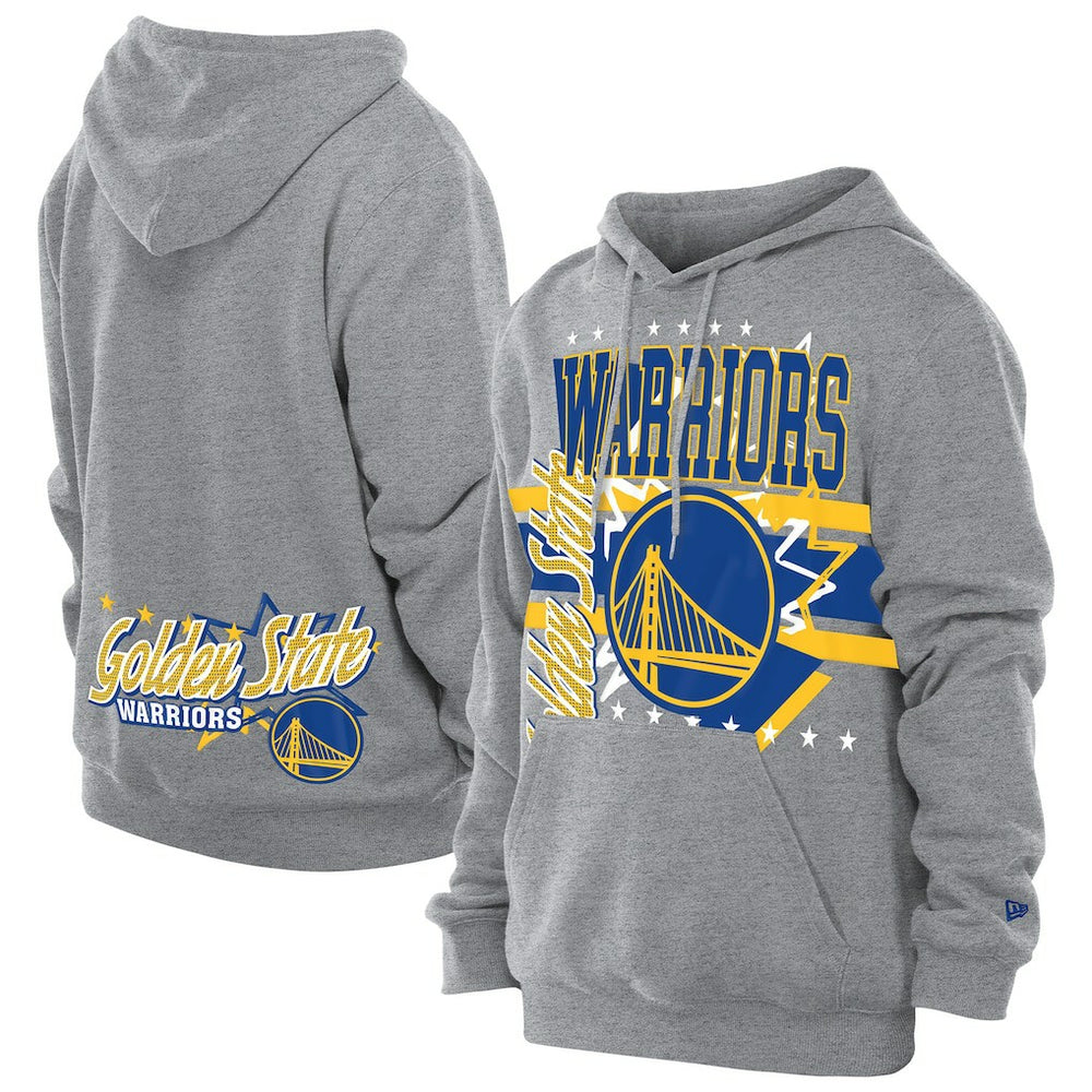 Heather Gray Golden State Warriors Injection Sport Classics Fleece Hoodie | NBA