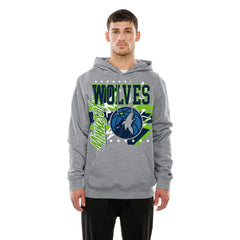 Heather Gray Minnesota Timberwolves Injection Sport Classics Fleece Hoodie | NBA
