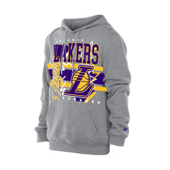 Heather Gray Los Angeles Lakers Injection Sport Classics Fleece Hoodie | NBA