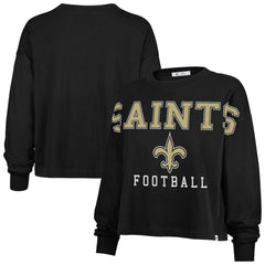 New Orleans Saints '47 Women's Outreach City Oversized Long Sleeve T-Shirt | NFL Discount