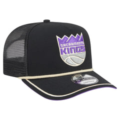 Black Sacramento Kings Vintage Team Rope A-Frame 9FIFTY Snapback Hat | NBA