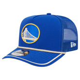 Royal Golden State Warriors Vintage Team Rope A-Frame 9FIFTY Snapback Hat sale | NBA