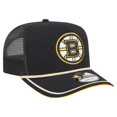 Boston Bruins New Era Vintage Team Rope A-Frame 9FIFTY Snapback Hat - NHL Hats