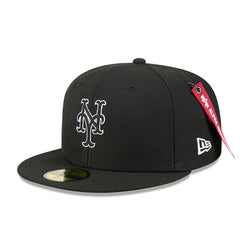 New York Mets New Era x Alpha Industries 59FIFTY Fitted Hat - MLB Hats