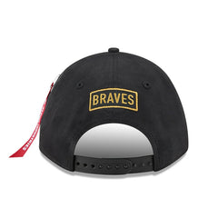 Atlanta Braves New Era x Alpha Industries A-Frame 9FORTY Adjustable Hat - MLB Hats