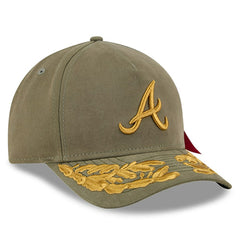 Atlanta Braves New Era x Alpha Industries A-Frame 9FORTY Adjustable Hat - MLB Hats