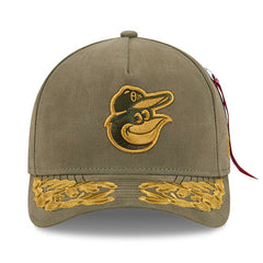 Baltimore Orioles New Era x Alpha Industries A-Frame 9FORTY Adjustable Hat - MLB Hats