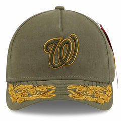 Washington Nationals New Era x Alpha Industries A-Frame 9FORTY Adjustable Hat - MLB Hats