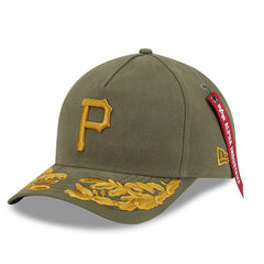 Pittsburgh Pirates New Era x Alpha Industries A-Frame 9FORTY Adjustable Hat - MLB Hats