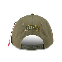 Houston Astros New Era x Alpha Industries A-Frame 9FORTY Adjustable Hat - MLB Hats