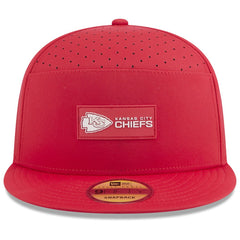Kansas City Chiefs 2025 Sideline Split Panel 9FIFTY Snapback Hat | NFL Hot